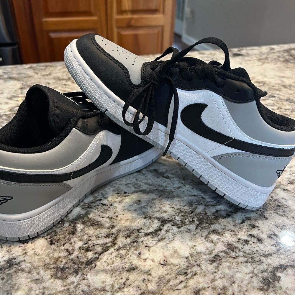 Black and Gray Sneakers